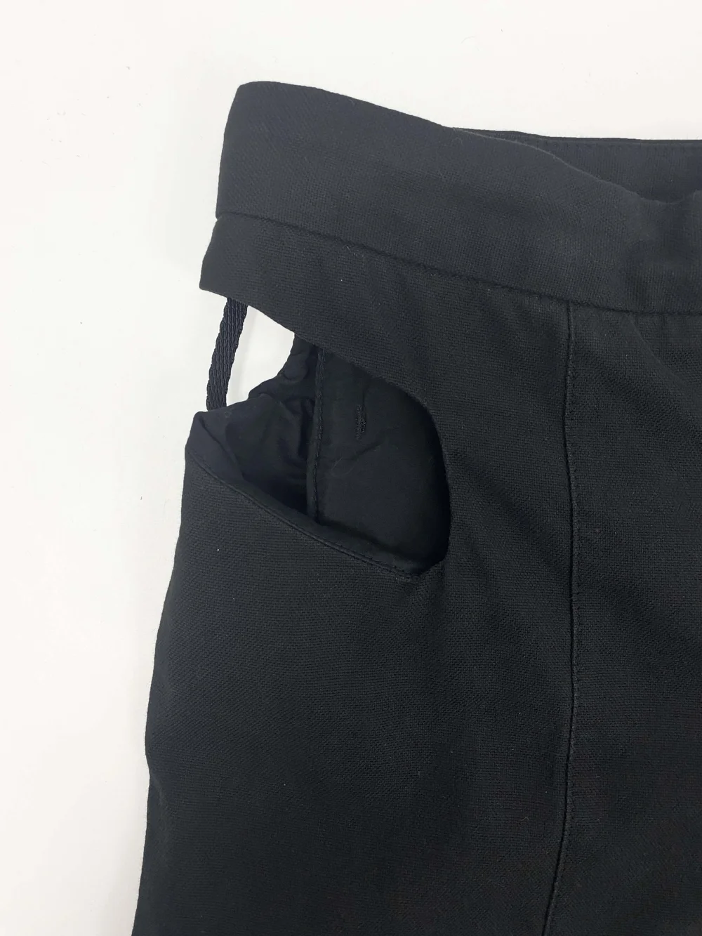 Helmut Lang S/S 2002 cutout hip pants — JAMES VELORIA